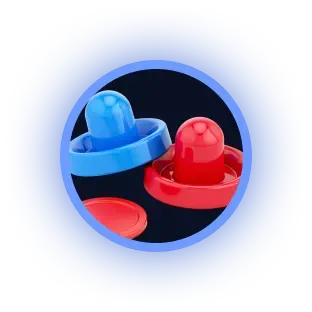 Air hockey puck icon